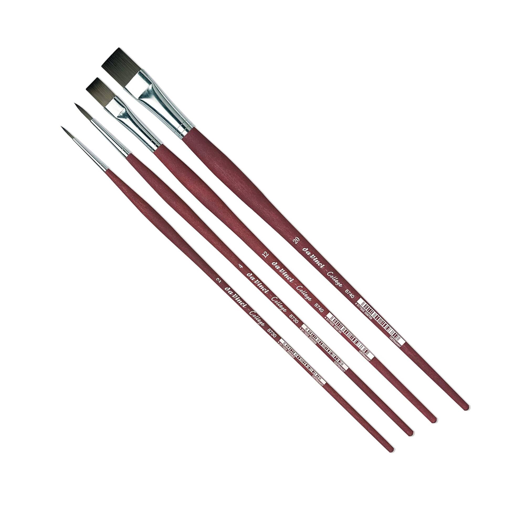 da Vinci COLLEGE 4 Piece Synthetic Brush Set